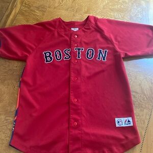 Majestic Boston Red Sox Jersey Baseball Players Young  Number~58/Size~14/16